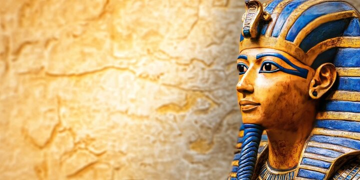 egyptian pharoah statue with modern style
