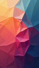 Obraz premium Geometric shapes, layered gradients, muted tones, texture, stylish, tones