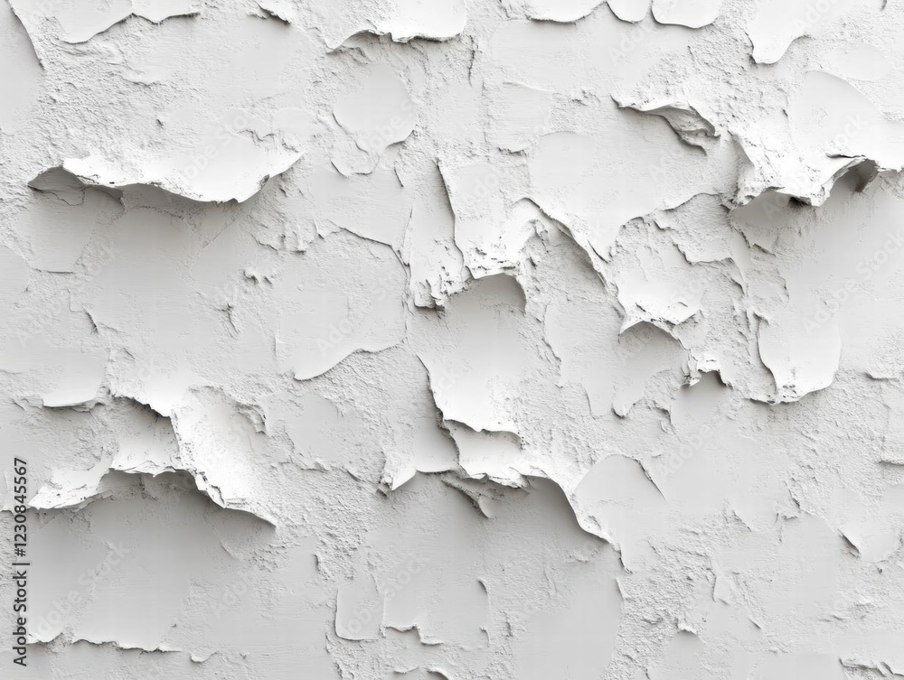 Wall mural Abstract White Peeling Wall Texture