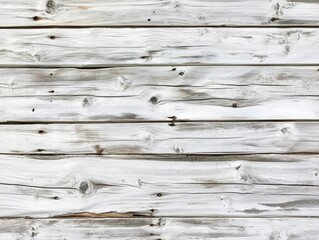 Obraz premium Whitewashed Weathered Wooden Planks Texture