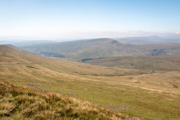Naklejka premium Views from the Brecon Beacons National Park, Wales