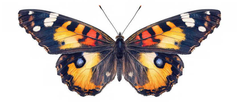 Vibrant Digital Art Butterfly Images for Web Design  Branding Use Online