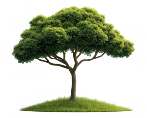 Minimalist Tree Standalone Scene Landscape Photography for Interior Design Wall Art