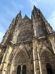 Fototapeta premium Cathedral view in Prague