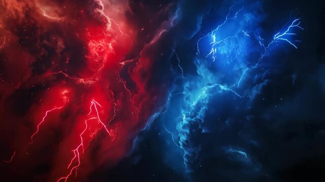 A dark stormy clouds with lightning bolts background