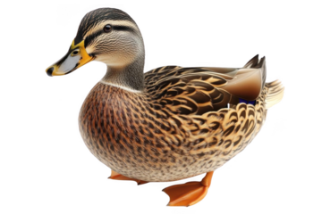 Duck Stands Gracefully: Bird, Wildlife Photography, Nature, Ornithology Enthusiasts