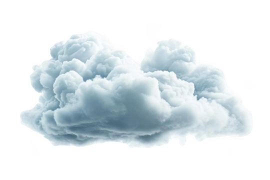 White Cloud Floats Gently Against Black Background, Atmospheric Beauty and Dreamlike Cloudscape.