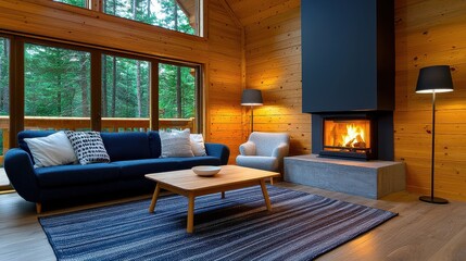 Fototapeta premium Modern Stylish Living Room Design Ideas for a Luxurious Home