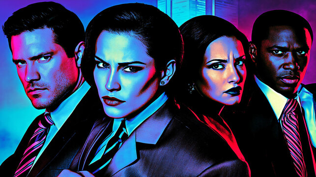  diverse professionals collaborating on business goals in an online meetin - Powered by Adobe