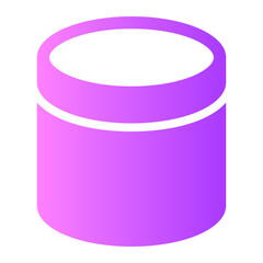 hair mask gradient icon