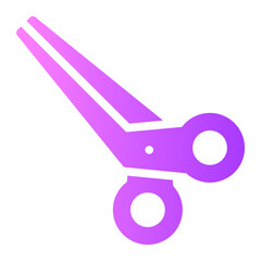 scissors gradient icon