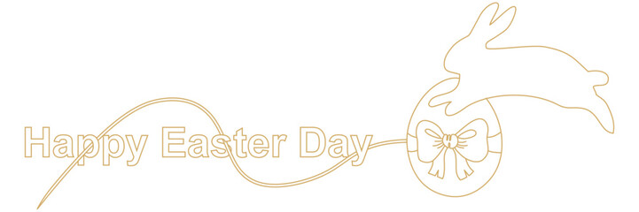 rabbit and egg illustration background text easter day