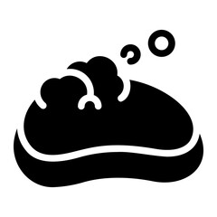 soap glyph icon