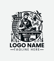 Shoe Repair Logo Design, Cobblers, Shoe Repair Shop, Sole Repair, Shoe Care