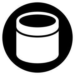 hair mask glyph icon