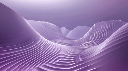 Abstract Lavender Landscape Wallpaper