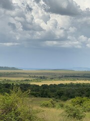 landscape with clouds