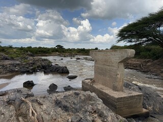 ruins of the bridge