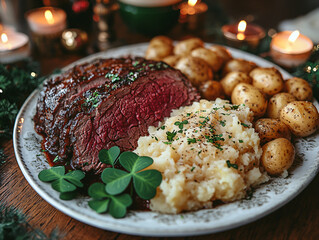 Traditional Corned Beef and Potatoes for St. Patrick’s Day