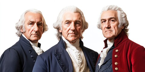 founding fathers presidents day concept