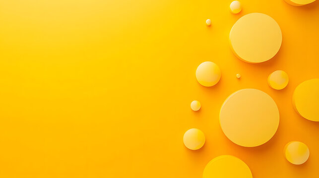 Eye-Catching Yellow Marketing Template Featuring Large Text Areas