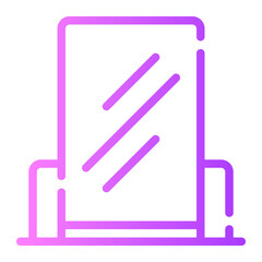 mirror gradient icon