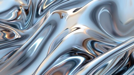 Abstract Liquid Metal Texture