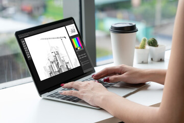 Architectural design modish software application for architect business and professional designer