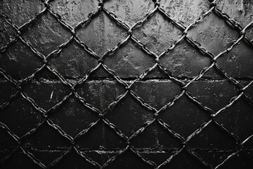 Fototapeta premium Abstract black textured background with diamond pattern