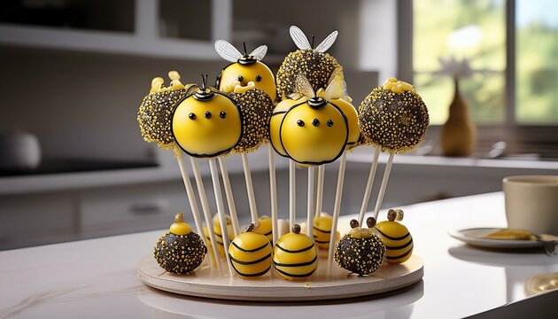 Cakepops Bienen