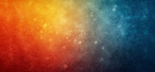 Fototapeta premium A vibrant gradient background with a smooth transition of colors, enhanced by a subtle grainy texture. The mix of hues creates depth and visual interest, adding a dynamic yet soft feel. This artistic 