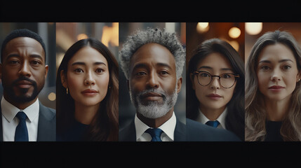  diverse team having a brainstorming session on business strategies