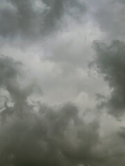 dark storm clouds in the sky