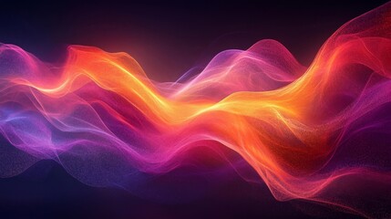 Fototapeta premium Abstract neon light trails in vibrant colors. Generative AI