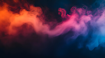 A Mysterious Wave of Smoke Cascading into the Darkness