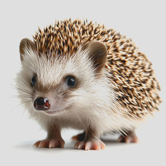 Fototapeta premium Small hedge plant positioned on a plain white surface creating a minimalistic and clean aesthetic for interior decor or gardening concepts