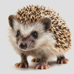 Obraz premium A hedge displayed on a white surface with a clean and minimalistic design ideal for interior decor or landscaping presentations