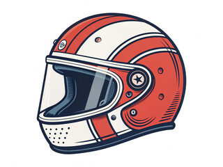 Fototapeta premium helmet isolated on white