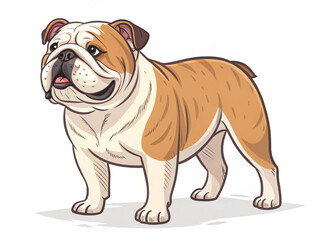 Obraz premium english bulldog puppy