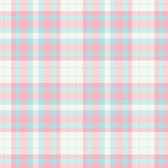 Fresh pastel blue tartan for clothing patterns