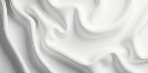 Obraz premium Soft, white-gray silk canvas wall texture Elegant, subtle fabric background , modern, visual, muted