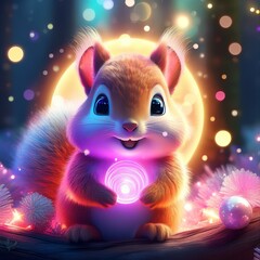 Niedliches Eichhörnchen