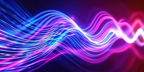 Obraz premium doppler effect circuitry abstract