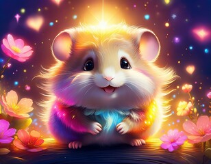 Niedlicher kleiner Hamster 