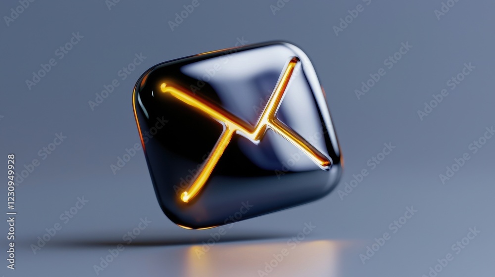 Aufkleber a secure email icon with glowing shield graphics, representing encrypted communication