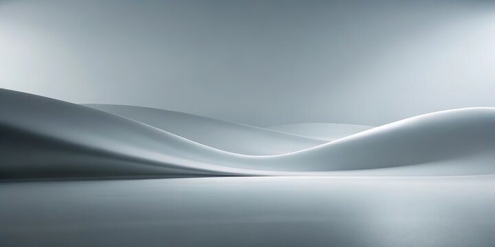 Abstract Gray Waves Background