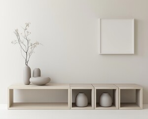 Generative AI, Minimalist Zen-inspired Interior Styling
