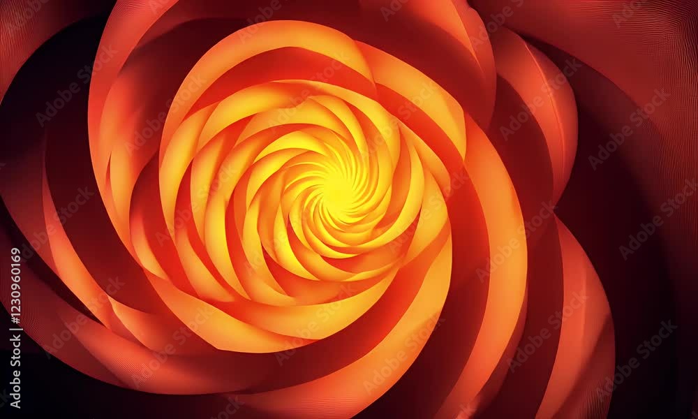 Poster fiery swirl abstract background design