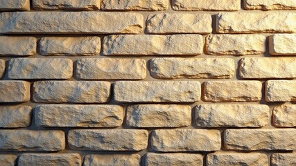Obraz premium Earth Tone Stone Wall Background, High Definition