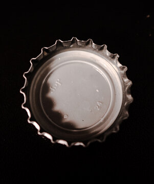 Fallen bottle cap